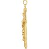 14k Yellow Gold Crucifix Pendant