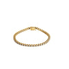 14k Yellow Gold 3 1/2 ctw. Diamond Line 7.25-inch Bracelet