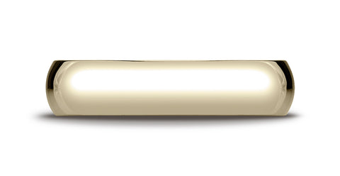 Benchmark-10K-Yellow-Gold-5mm-Slightly-Domed-Traditional-Oval-Wedding-Band-Ring--Size-4.25--15010KY04.25