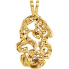 Nugget Pendant in 14k Yellow Gold