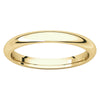 14k Yellow Gold 2.5mm Comfort Fit Band, Size 8