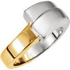 Metal Fashion Ring in 14k White Gold ( Size 6 )