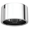 Sterling Silver 12mm Flat Band, Size 7