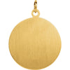 14k Yellow Gold 20mm St. Christopher Medal