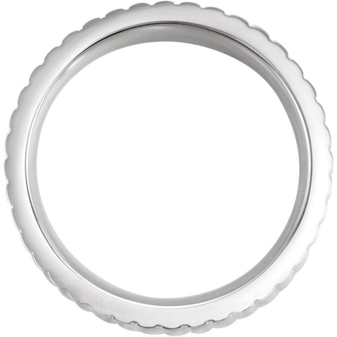 Sterling Silver Metal Fashion Ring, Size 7