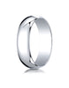 Benchmark-18K-White-Gold-6mm-Slightly-Domed-Traditional-Oval-Wedding-Band-Ring--Size-4--16018KW04