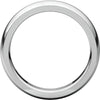 14k White Gold 6mm Heavy Comfort Fit Band, Size 8