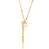 18k Yellow Gold Vermeil Serpent 17" Necklace for Temptation