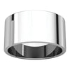 Sterling Silver 10mm Flat Band, Size 8