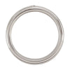 Cobalt .05 CTW Diamond Ridged Band with Steel Bezel Size 11