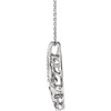 14k White Gold 3/8 CTW Diamond 16-18" Mystara® Necklace
