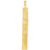 14k Yellow Gold Cross Charm