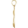 14k Yellow Gold 20.75mm Round Pope John Paul II Hollow Medal