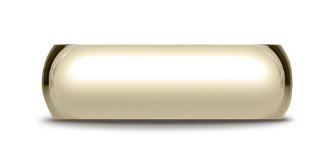 Benchmark-10K-Yellow-Gold-7mm-Slightly-Domed-Traditional-Oval-Wedding-Band-Ring--Size-4.25--17010KY04.25