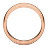 14k Rose Gold 8mm Light Comfort Fit Band, Size 7