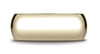 Benchmark-14K-Yellow-Gold-8mm-Slightly-Domed-Traditional-Oval-Wedding-Band-Ring--Size-4.25--18014KY04.25