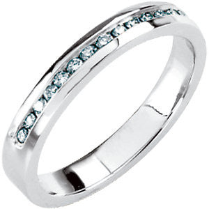 Platinum Anniversary Band, Size 6