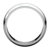 10k White Gold 7mm Milgrain Band, Size 13