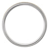14K White & Yellow Gold 8mm Band Size 11
