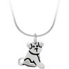 Kids Puppy 16-Inch Necklace in Sterling Silver