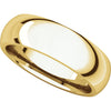 14k Yellow Gold 6mm Comfort Fit Band, Size 6.5