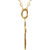 14k Yellow Gold Cross 15" Youth Necklace