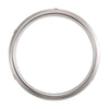 Sterling Silver 6mm 1/3 CTW Black Diamond Band Size 10