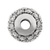 14k White Gold .50 CTW Diamond Ball Pendant