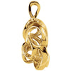 14k Yellow Gold Freeform Pendant