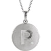 18 Inch 0.005 ct. Diamond Necklace in Sterling Silver