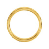 14k Yellow Gold 7mm Comfort-Fit Patterned Band Size 12