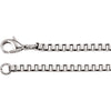 Stainless Steel Box Chain with Lobster Clasp ( 20.00 Inch )
