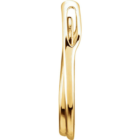 14k Yellow Gold Freeform Pendant