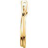 14k Yellow Gold Freeform Pendant