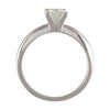 14k White Gold 5mm Square Forever Classic™ Moissanite Solitaire Engagement Ring, Size 7