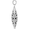 Sterling Silver Filigree Pendant
