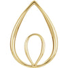 Freeform Pendant in 14K Yellow Gold