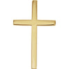 25.75x15.75 mm Cross Pendant in 14K Yellow Gold