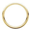 14k Yellow Gold 4mm Double Milgrain Comfort Fit Band, Size 8