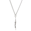Sterling Silver 32x22mm Crucifix 24" Necklace