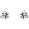 14k White Gold 1/4 CTW Diamond Earrings