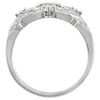 14k White Gold 3/8 CTW Diamond Ring, Size 7