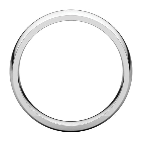Sterling Silver 5mm Light Comfort Fit Band, Size 4