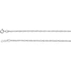 1.5 mm Lasered Titan Gold Rope Chain in 14k White Gold ( 16-Inch )