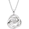Sterling Silver 1/10 ctw. Diamond 18-inch Mystara« Necklace