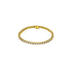 14k Yellow Gold 4 1/2 ctw. Diamond Line 7.25-inch Bracelet