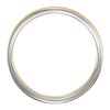 14K White & Yellow 6.4mm Band Size 9