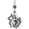 Octopus Charm in Sterling Silver