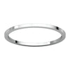 Platinum 1mm Flat Band, Size 7