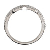 14k White Gold 1/4 CTW Diamond Band, Size 7